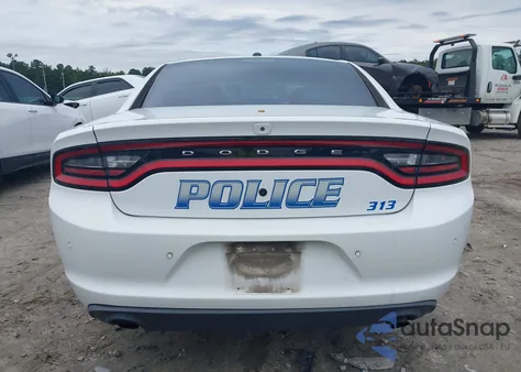 2019 Dodge Charger Police Rwd from USA, damaged, VIN 2C3CDXAT6KH688754